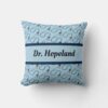 doctors stethoscope pattern blue throw pillow r57518e8a568b4003bf9962ddf9f6bee7 4gum2 8byvr 1000 - Doctor Gifts Shop