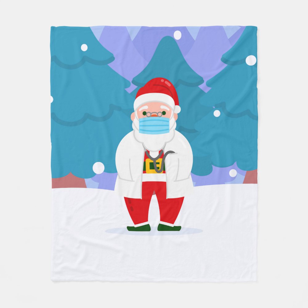 dr santa claus covid christmas face mask doctor fleece blanket r28f4a907908842778784059a2c49c851 zke88 1000 - Doctor Gifts Shop