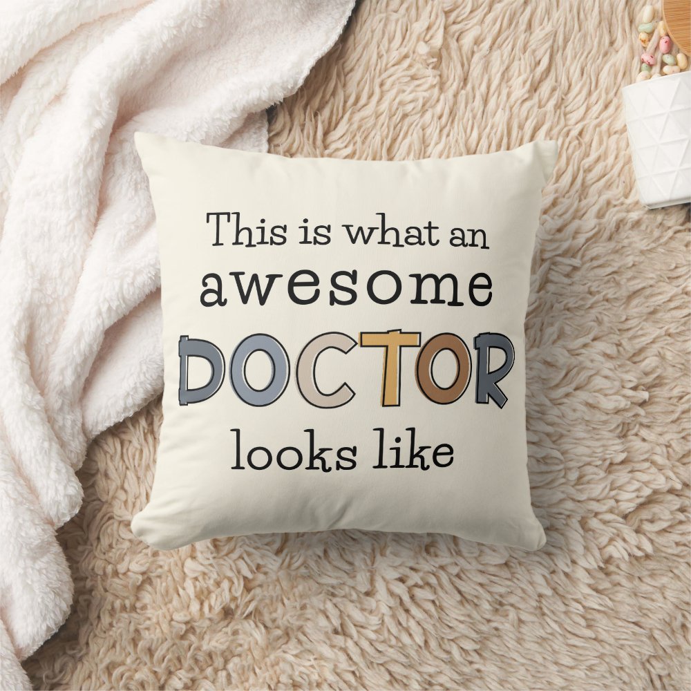 funny doctor gifts awesome doctor throw pillow r93ca6dd32b384e29b8adc4c5f537463d 4gu5j 8byvr 1000 - Doctor Gifts Shop