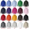 hoodie color chart - Doctor Gifts Shop