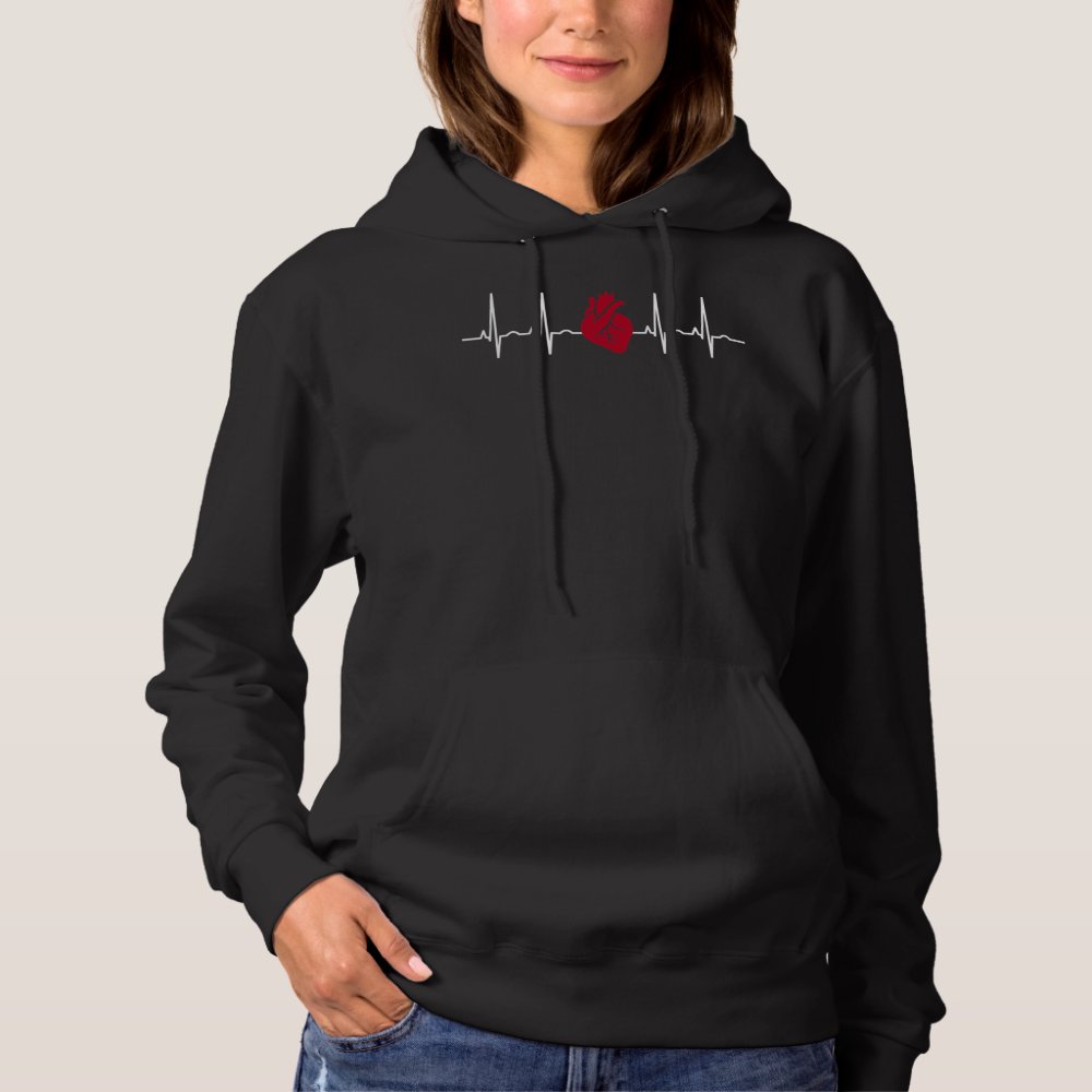 medicine doctor paramedic nurse gift love cardiogr hoodie r08cf0a8f4f08456a8d8b05c17b782b2e jg9oi 1000 - Doctor Gifts Shop