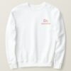 personalized dr doctor embroidered sweatshirt r7daae15e401c4ba7aefde98bb9812d9a k3jgd 8byvr 1000 - Doctor Gifts Shop