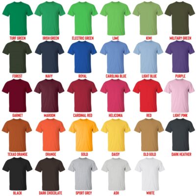 t shirt color chart - Doctor Gifts Shop