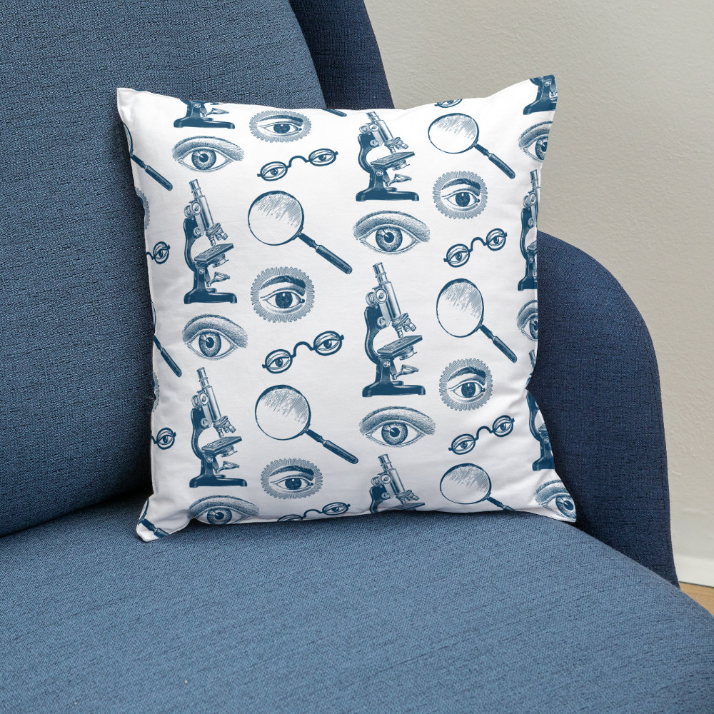 vintage eye doctor ophthalmologist or scientist throw pillow r d91di 1000 - Doctor Gifts Shop